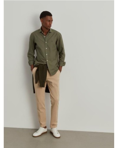 Camisa de algodón ajustada