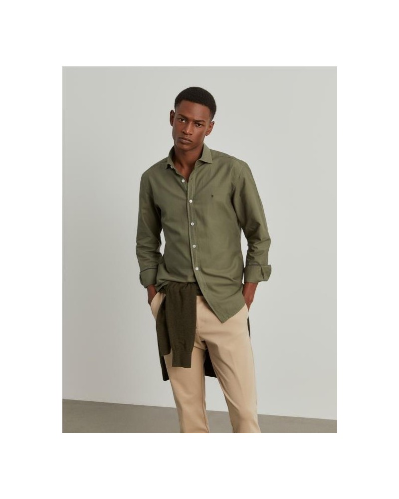 Camisa de algodón ajustada