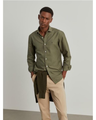 Camisa de algodón ajustada