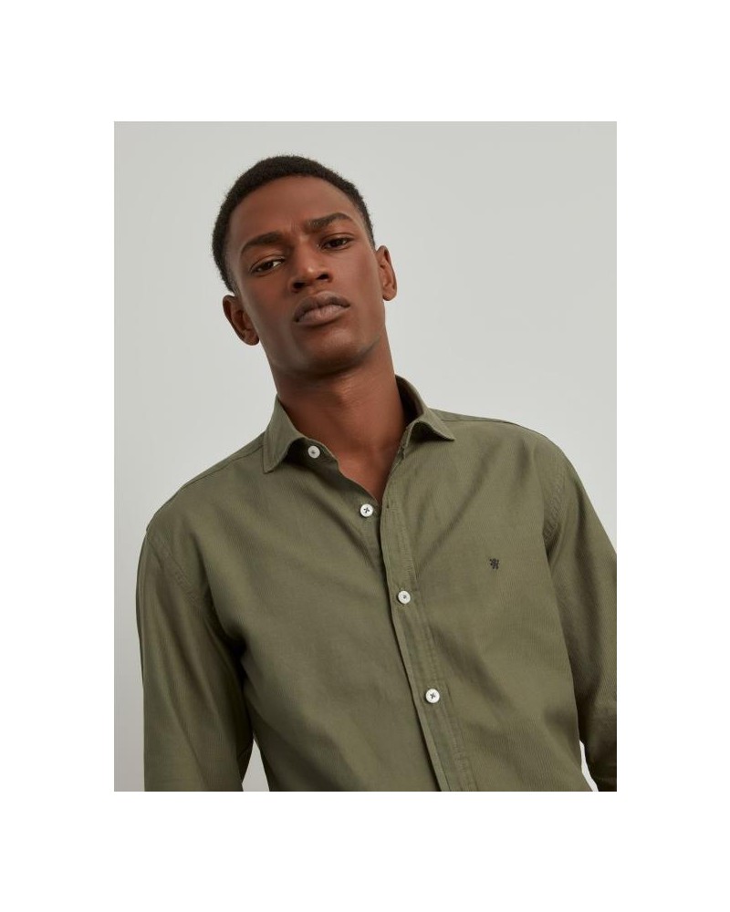 Camisa de algodón ajustada