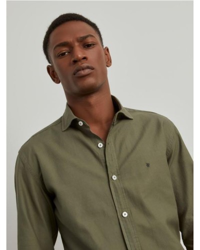 Camisa de algodón ajustada