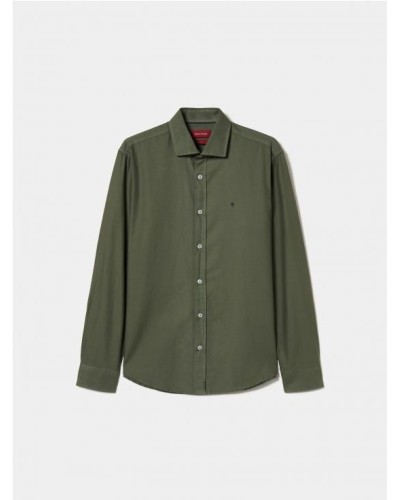 Camisa de algodón ajustada