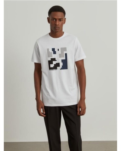 Camiseta manga corta con estampado