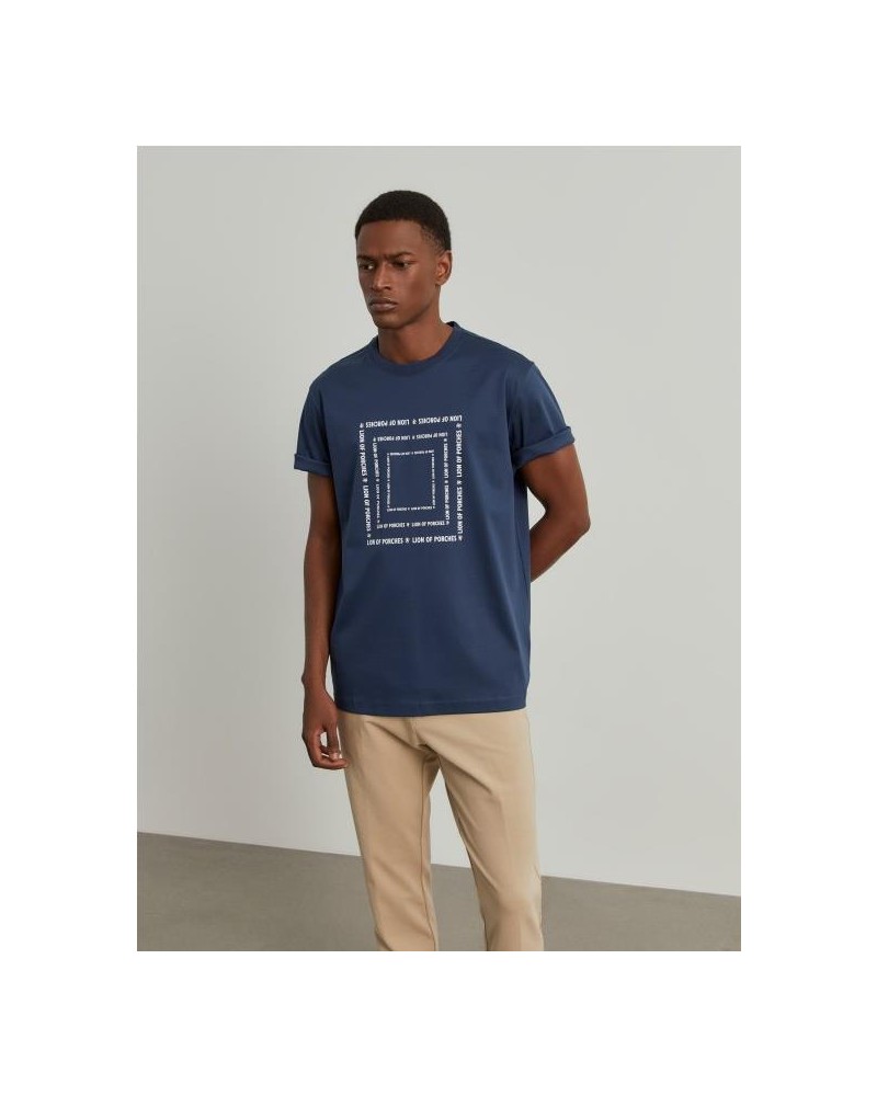 Camiseta de algodón estampada