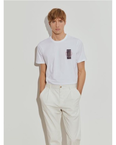 Camiseta de algodón de manga corta