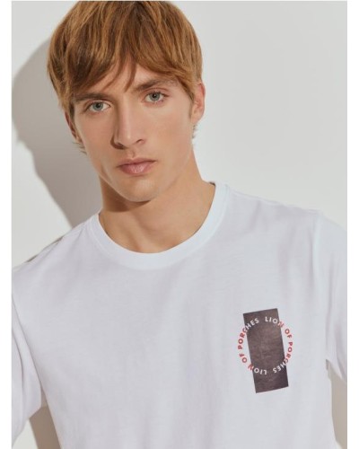 Camiseta de algodón de manga corta