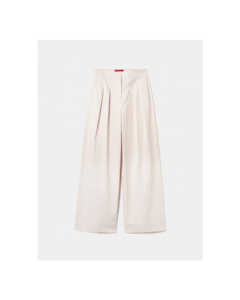 Pantalón ancho con pliegues Pantalón ancho con pliegues