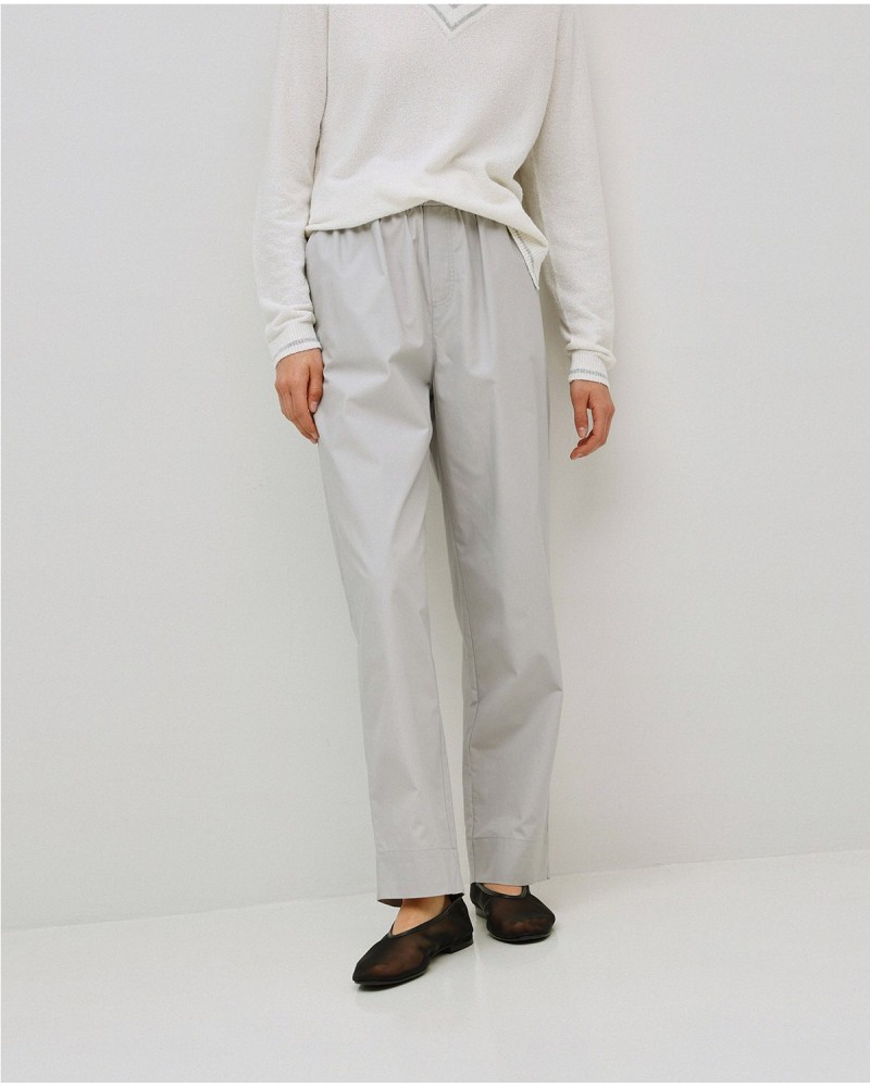 Pantalones rectos popelín gris
Ref....