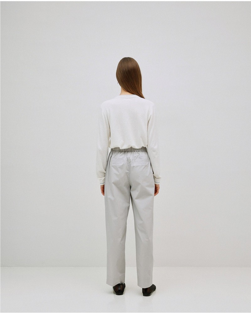 Pantalones rectos popelín gris
Ref....