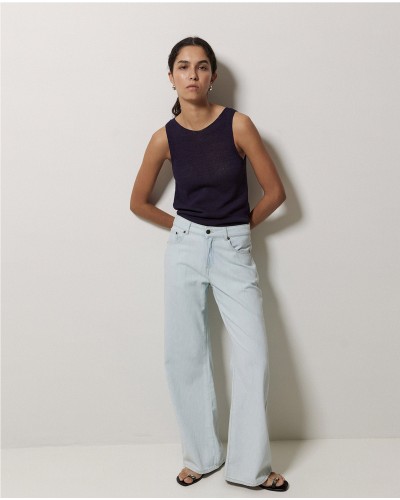 Jeans anchos azul claro
Ref. 42864