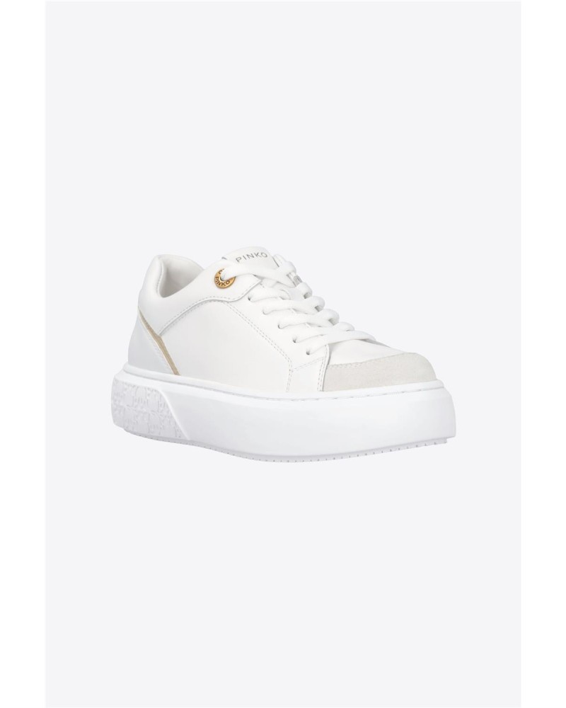 ZAPATILLAS DE PIEL CON DETALLES EN CONTRASTE 2