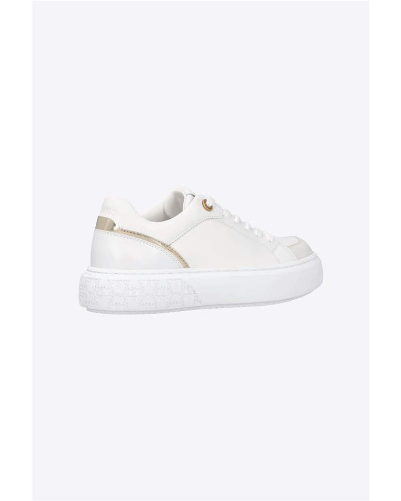 ZAPATILLAS DE PIEL CON DETALLES EN...