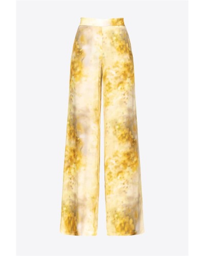 PANTALÓN PALAZZO DE FLORES CON DÉGRADÉ