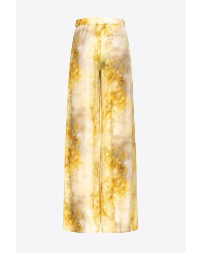 PANTALÓN PALAZZO DE FLORES CON DÉGRADÉ