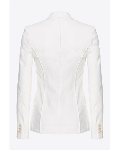 BLAZER RECTO LINO ELÁSTICO