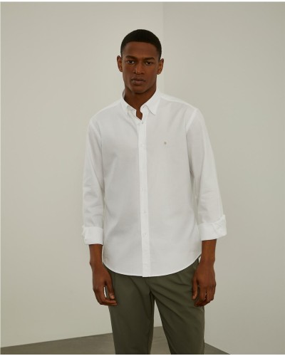 CAMISA PIQUÉ EN ALGODÓN