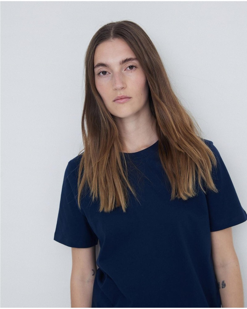 Camiseta algodón manga corta gris...