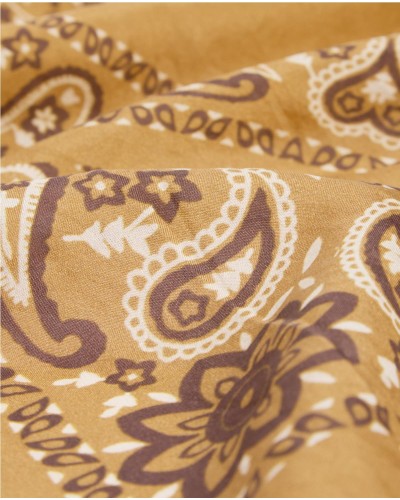 Pañuelo bandana de seda ocre
Ref. 41914