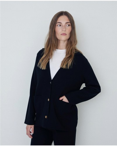 Chaqueta punto botones negro
Ref. 41505