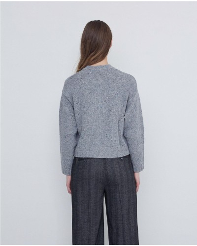 Cárdigan con bolsillos gris
Ref. 41523