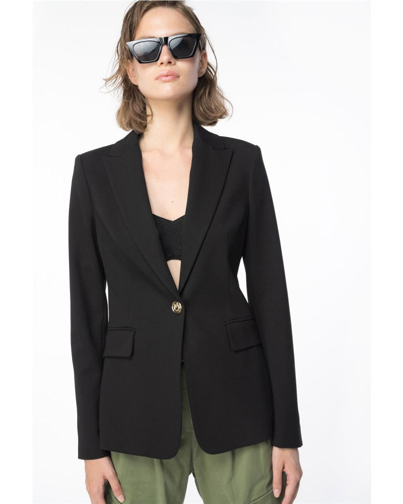 CHAQUETA AMERICANA RECTA PUNTO ROMA