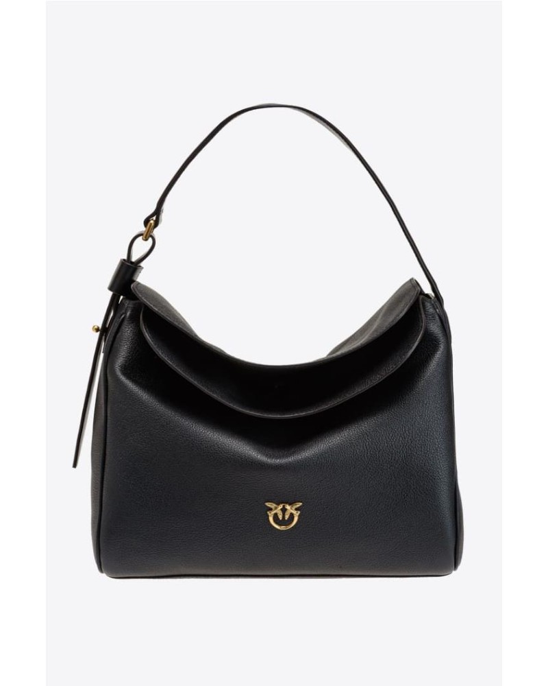 BIG LEAF BAG HOBO DE PIEL ABATANADA