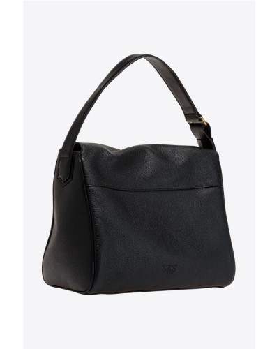 BIG LEAF BAG HOBO DE PIEL ABATANADA