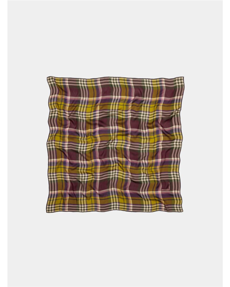 pañuelo de seda estampado