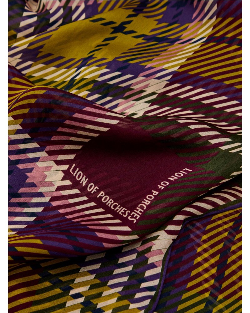 pañuelo de seda estampado